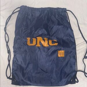 UNC Navy Drawstring Bag